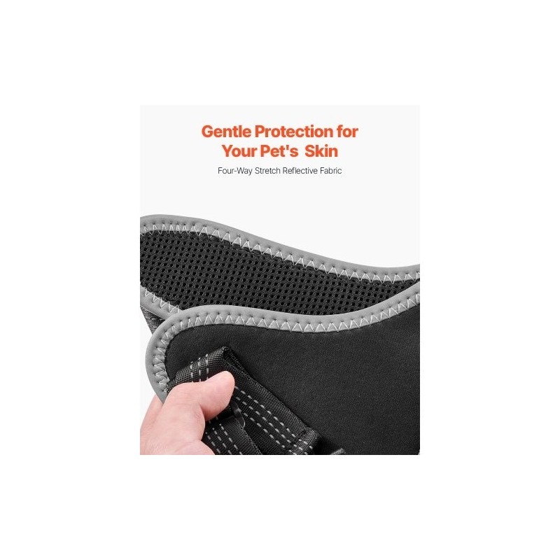 Koiran neopreeninen polvituki XL takapolvinivelle säädettävällä saranalla vasemmalle ja oikealle takajalalle