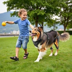 Koiran neopreeninen polvituki XL takapolvinivelle säädettävällä saranalla vasemmalle ja oikealle takajalalle