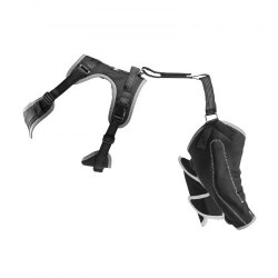 Koiran neopreeninen polvituki XL takapolvinivelle säädettävällä saranalla vasemmalle ja oikealle takajalalle