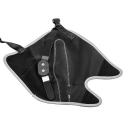 Koiran polvituki neopreeni XL vasemmalle takajalalle saranoitu stabilisaattori heijastavilla reunuksilla