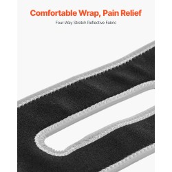 Koiran ortopedinen selkätuki koko M neopreenistä säädettävillä heijastavilla reunuksilla selkärangan tukemiseen