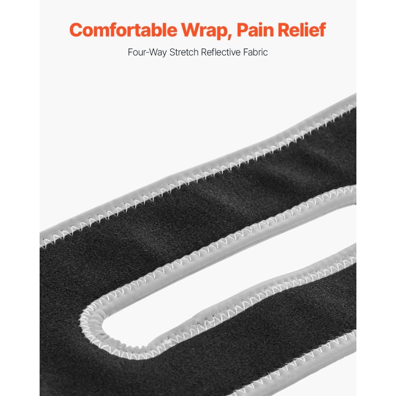 Koiran ortopedinen selkätuki koko M neopreenistä säädettävillä heijastavilla reunuksilla selkärangan tukemiseen