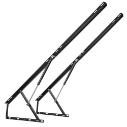 Seinäsängyn nostosarja teräsrakenne kaasujousilla noin 59x79 tuumaa 120 kg kantavuus
