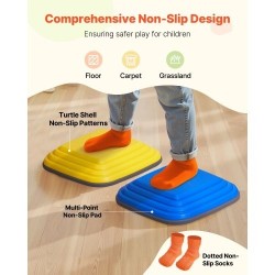 Tasapainokivet 10 kpl PP ja TPE materiaalia liukumattomilla pinnoilla