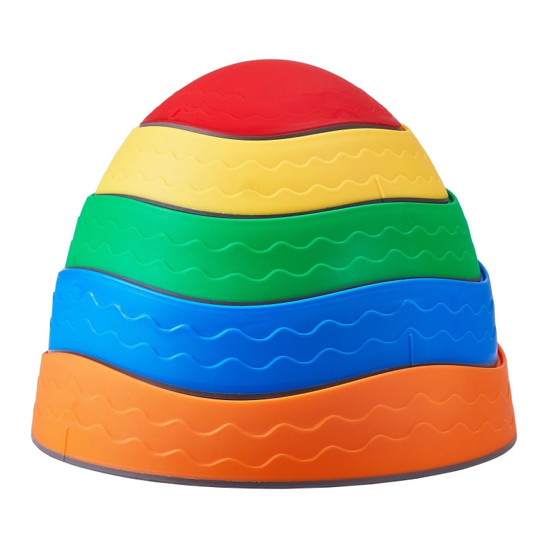 Tasapainokivet 5 kpl PP ja TPE moniväriset liukuestolla sisä ja ulkokäyttöön