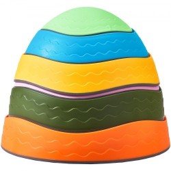 Tasapainokivet PP- ja TPE-muovista 6 kpl liukuestopinnoilla pinottavat sisä- ja ulkokäyttöön