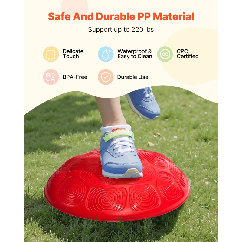 Tasapainokivet 6 kpl kilpikonnan muotoiset 3–8-vuotiaille sisä- ja ulkoleikkeihin