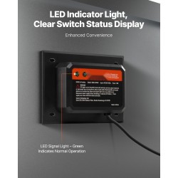 Ilmanvaihtokanavan UV-C ilmanpuhdistin 18 W pitkäikäisellä lampulla sopii koteihin ja toimistoihin