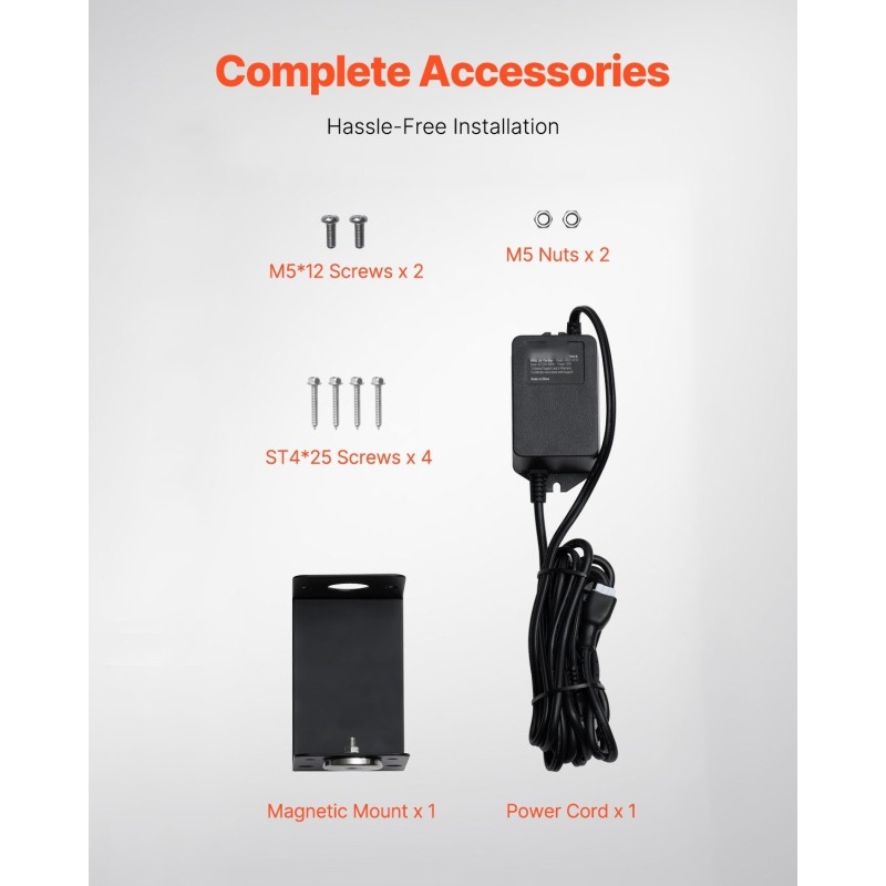 Ilmanpuhdistin ilmastointikanavaan teräs 25W UV UVC 17 tuumaa magneettikiinnitys mukana vaihtopolttimo