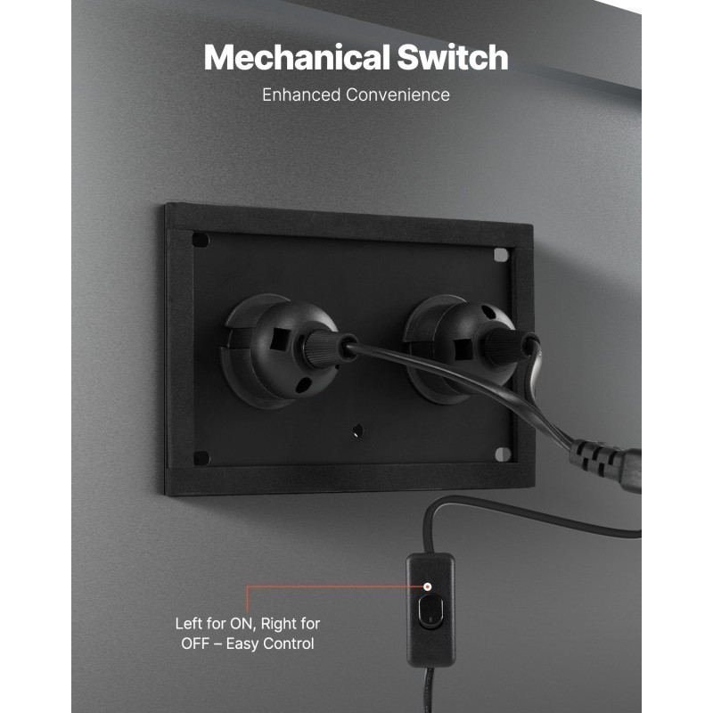 Ilmanpuhdistin ilmanvaihtokanaviin teräs 50 watin kahdella 5-tuumaisella UV-C-lampulla