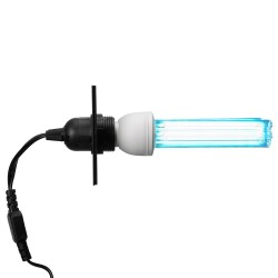 Ilmanpuhdistin ilmanvaihtokanaviin teräs 50 watin kahdella 5-tuumaisella UV-C-lampulla