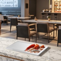 Upotettava kylmälaatikko ruostumatonta terästä 27,1 l liukukansi ulkokäyttöön