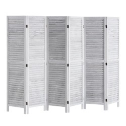 Puinen huoneenjakaja keisaripuusta 6 taittuvaa paneelia korkeus 1700 mm sisäkäyttöön