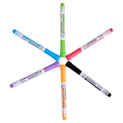 Seisovan piirustustelineen tarvikesetti 32 osaa 24 liitua 6 tussia 2 paperirullaa