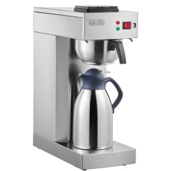 Suodatinkahvinkeitin ruostumaton teräsrunko 2,0 l termoskannulla 12 kupin kapasiteetti