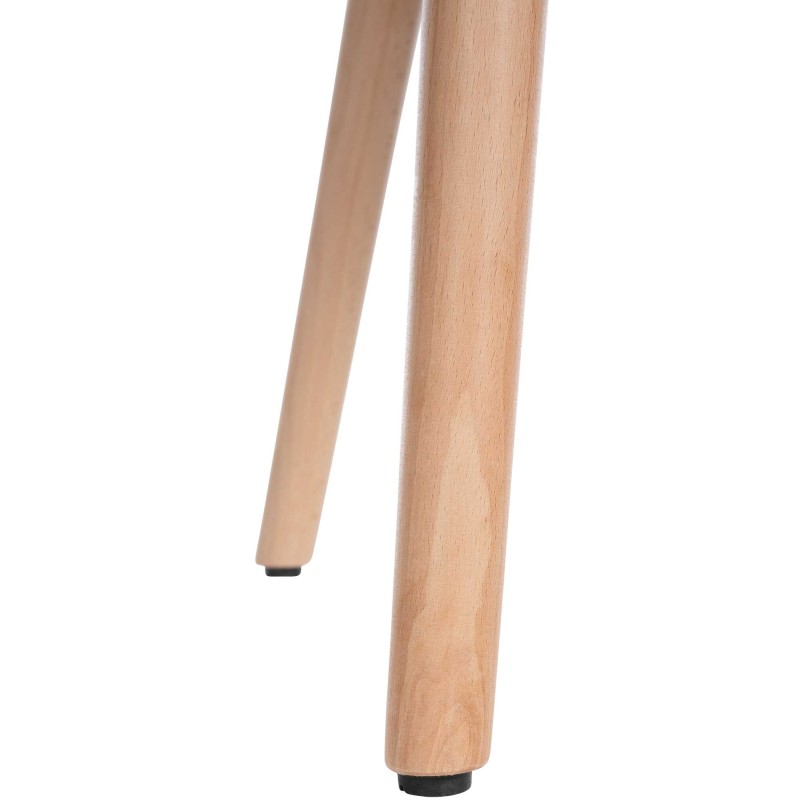 Moderni nojatuoli puujaloilla mukavaan istumiseen