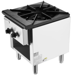 Kaasuliesi kaapilla ruostumattomasta teräksestä 26 kW yksi poltin maakaasu ja propaani ravintoloihin