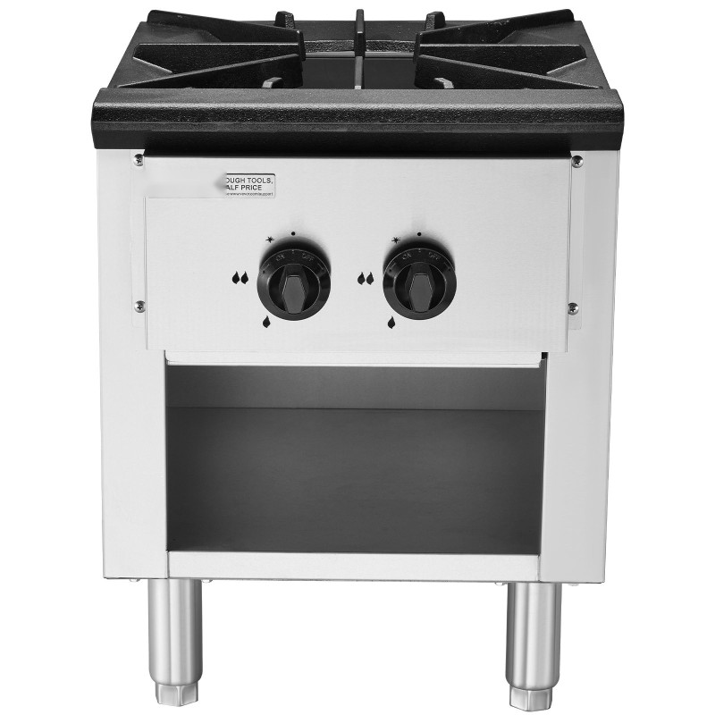 Kaasuliesi kaapilla ruostumattomasta teräksestä 26 kW yksi poltin maakaasu ja propaani ravintoloihin