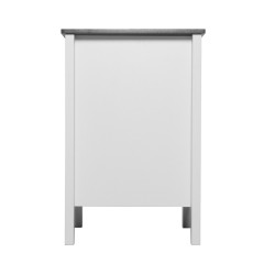 Sivupöydät 2 kpl valkoinen lastulevy neliö 3 tasoinen kaapilla virtapaneelilla LED valoilla