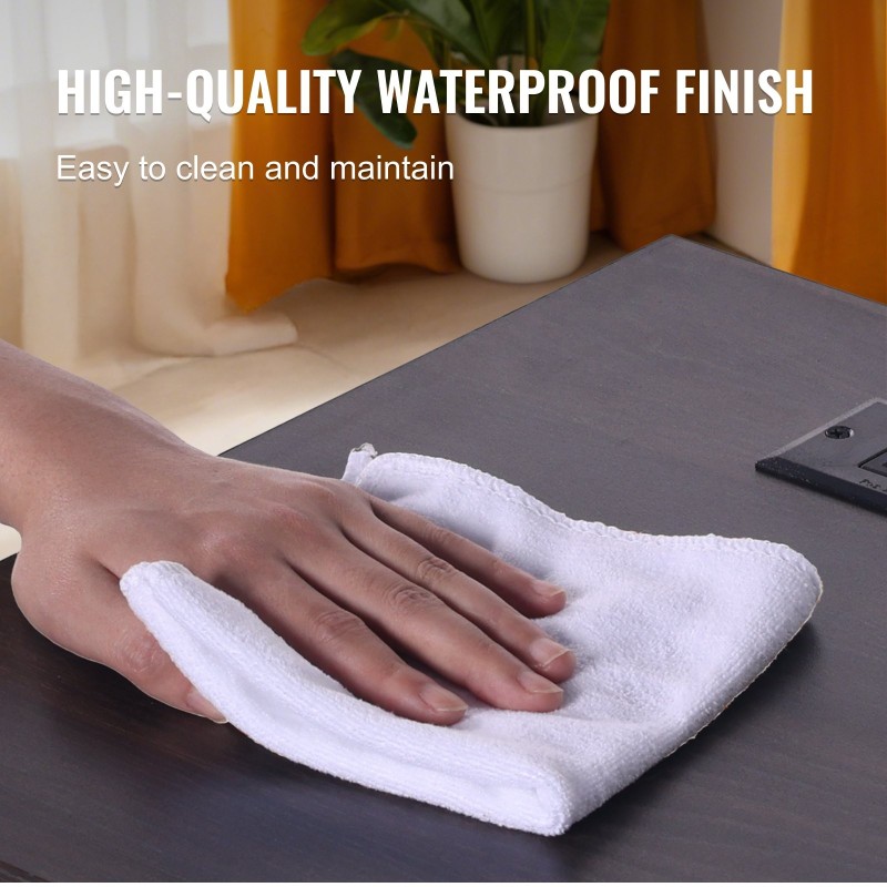 Sivupöydät 2 kpl valkoinen lastulevy neliö 3-tasoinen kaapilla virtapaneelilla LED-valoilla