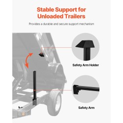 Hydraulinen kaatolavasarja korkealujuuksinen teräsrunko 8 tonnin kuormankantokyky kaksitoiminen hydraulipumppu 12 voltin