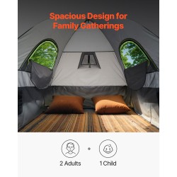 Lava-autoteltta 210D Oxford kangas PU2000 vesitiivis sopii 6,4–6,7 jalan lavaan 2–3 hengelle