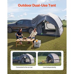 SUV-teltta kaksikerroksinen 210T Oxford PU2000mm 2400×2400 mm 5–8 hengelle