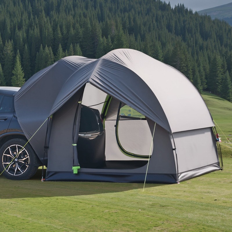 SUV-teltta kaksikerroksinen 210T Oxford PU2000mm 2400×2400 mm 5–8 hengelle