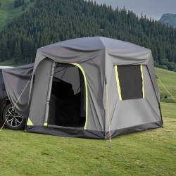 SUV-teltta 2480x3080x2300 mm 210T Oxford-kangas PU2000-vedenpitävyys kaksikerrosrakenne 5-8 hengelle