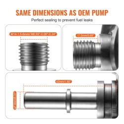 Sähkökäyttöinen korkeapaineinen polttoainepumppu ruostumatonta terästä 430 Hyundai Kia 2015–2017 1,6 l
