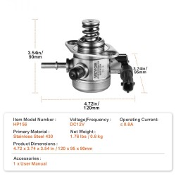 Sähkökäyttöinen korkeapaineinen polttoainepumppu ruostumatonta terästä 430 Hyundai Kia 2015–2017 1,6 l