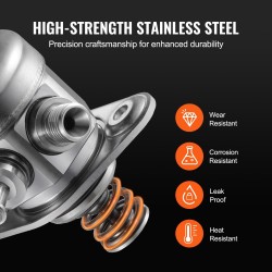 Sähköinen korkeapaineinen polttoainepumppu ruostumaton teräs 0,5 MPa 50–80 l/h