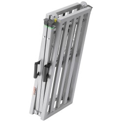 Taitettava sinkitty teräs työalusta 4-portainen korkeussäätö 400 kg kantavuus