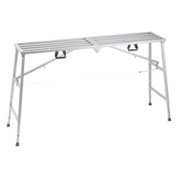 Taitettava työalusta galvanoitua terästä neljäportainen 360 kg kantavuus liukumattomat kumijalat