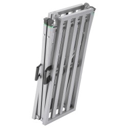 Taitettava työalusta galvanoitua terästä neljäportainen 360 kg kantavuus liukumattomat kumijalat