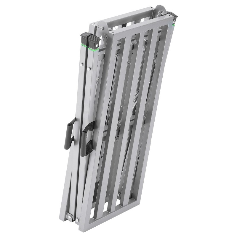 Taitettava työalusta galvanoitua terästä neljäportainen 360 kg kantavuus liukumattomat kumijalat