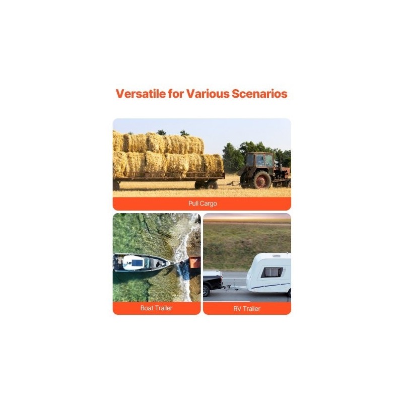 Vetokuulakoukku hiiliteräs 50 mm vastaanottimeen 3400 kg vetokyky 2 tuuman pudotus