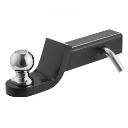 Vetokuulakoukku hiiliteräs 50 mm vastaanottimeen 3400 kg vetokyky 2 tuuman pudotus