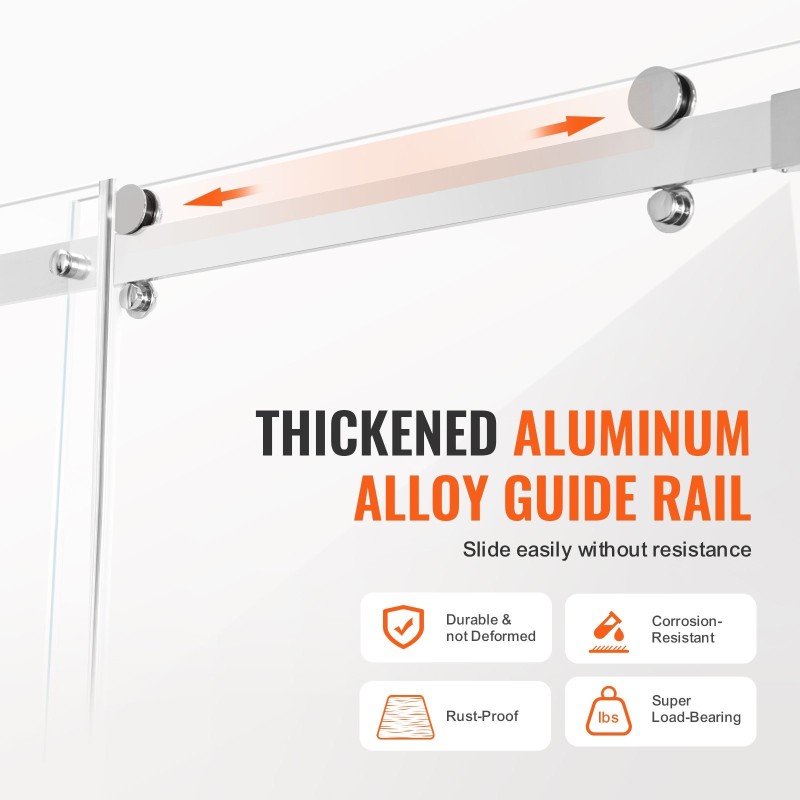 Runkoton liukuva suihkuovi 8 mm karkaistu lasi leveys 1474-1499 mm 1905 mm