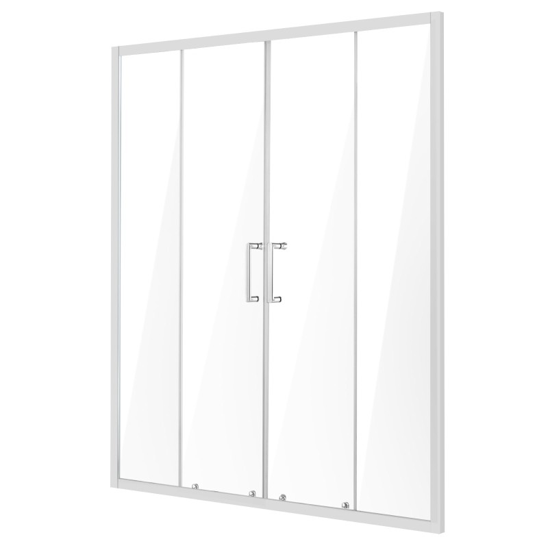 Puolikehyksetön suihkuovi 1469–1499 mm leveys 1778 mm 6 mm karkaistu lasi neliosainen