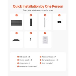 Korotettu kasvilava aluzink-pinnoitettu 1800 x 900 x 600 mm avopohjalla puutarhaan