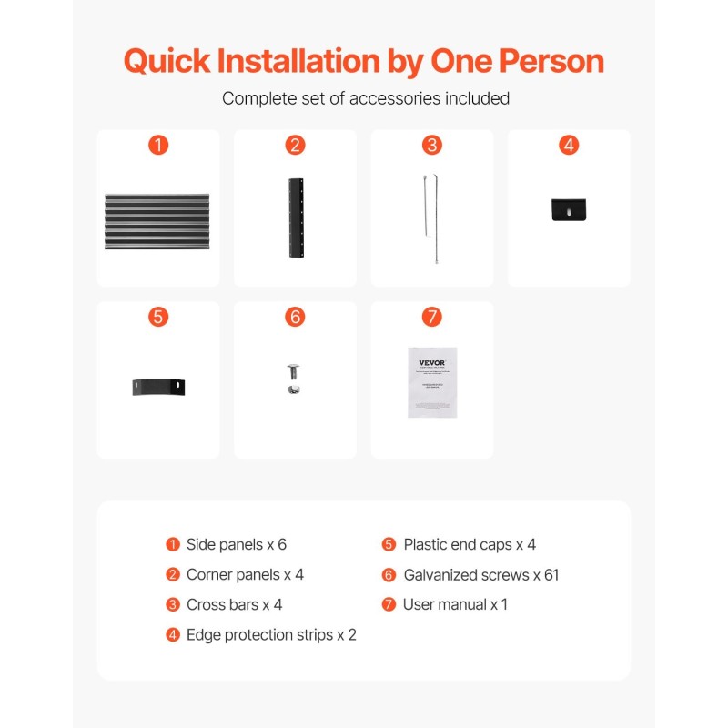 Metallinen korotettu viljelylaatikko alu-sinkkipinnoitettu 1800 x 895 x 600 mm avoin pohja