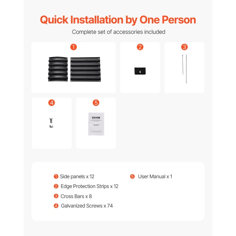 Metallinen korotettu viljelylaatikko sinkitty alumiinipaneeli 1190x595x420 mm avoin pohja tummanharmaa vihanneksille