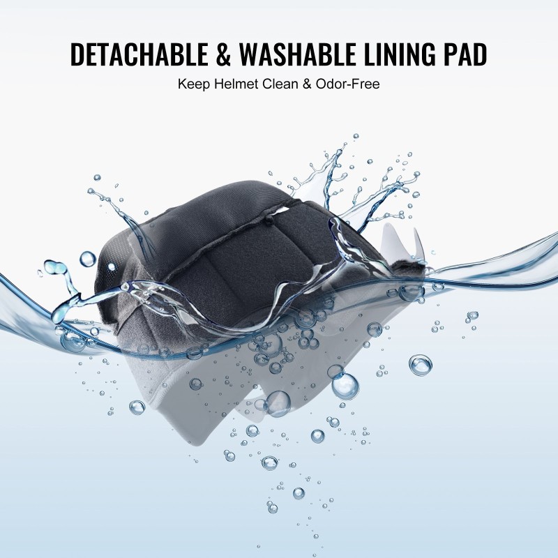 Moottoripyöräkypärä katu ja maastoajoon ECE-hyväksytty iskunkestävä kuori koko XL suuri kirkas visiiri