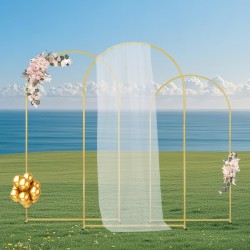 Kaaritaustateline teräsrunko 18 mm profiili kolmiosainen kulta häihin