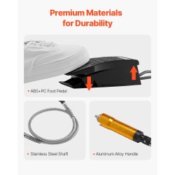 Joustava hiomakone 1200W kuparimoottorilla joustavalla akselilla 31 tarviketta jalkapoljin