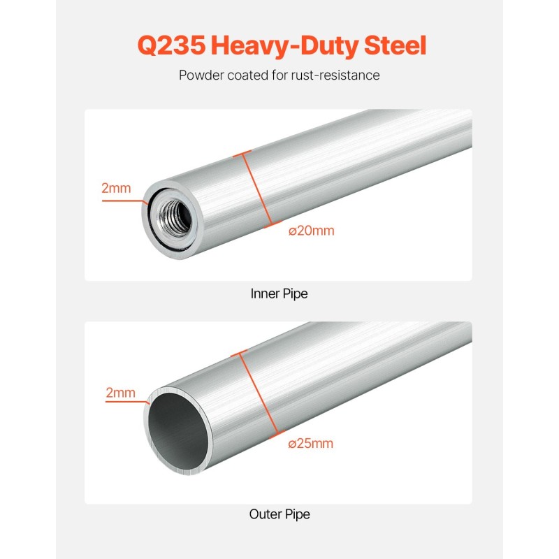 Seinäasennettava teräksinen rengasteline säädettävä 31–56 tuumaa 4 vakiorenkaalle 181 kg