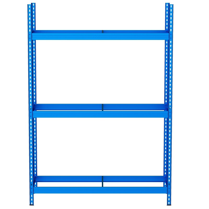 Kaksitasoinen teräsrengashylly jauhemaalatulla pinnalla säilyttää kaksitoista rengasta säädettävillä tasoilla