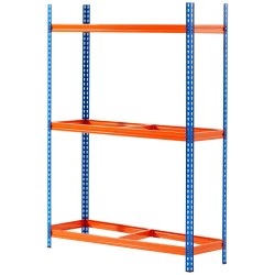 Kolmitasoinen teräsrengashylly 18 vakiokokoiselle renkaalle säädettävillä hyllyillä 300 kilogramman kantavuus