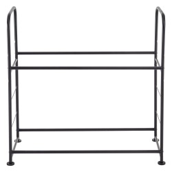 Rengasteline raskas teräs kaksitasoinen kahdeksalle renkaalle korkeussäädettävä pölysuojalla